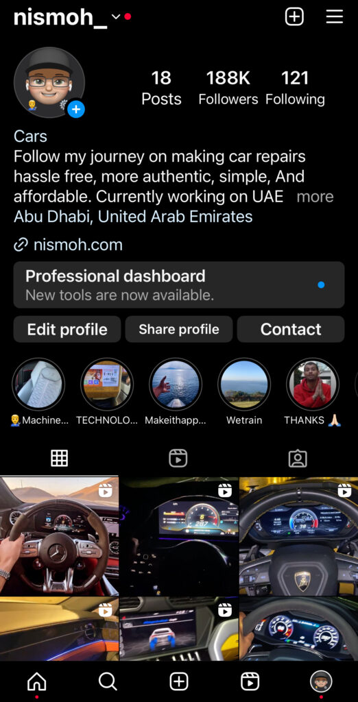 Nismoh instagram